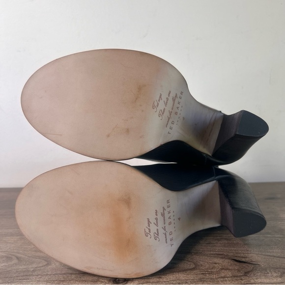 Ted Baker Women’s Ecarna Black Heeled Bootie Size 6 #B1182 - Picture 10 of 13